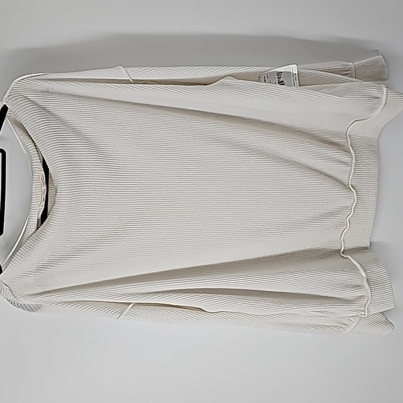 We The Free Inverted Seam Boat Neckline Ribbed Knit Pullover Boho Sweater - Picture 15 of 16